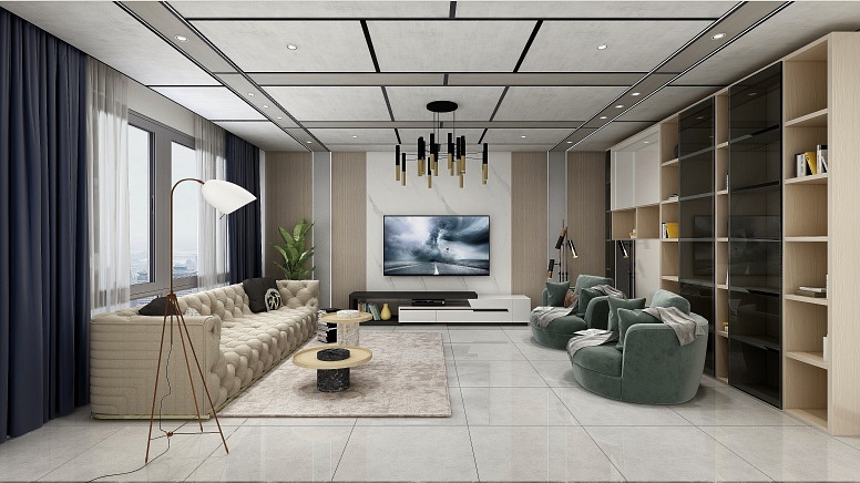 大(dà)闆系列-現(xiàn)代客廳