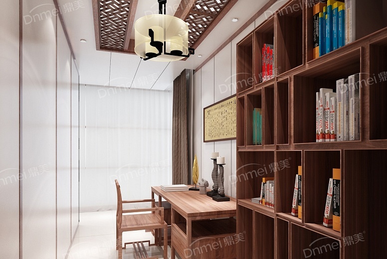 木(mù)泥材系列-中式書(shū)房(fáng)2_副本